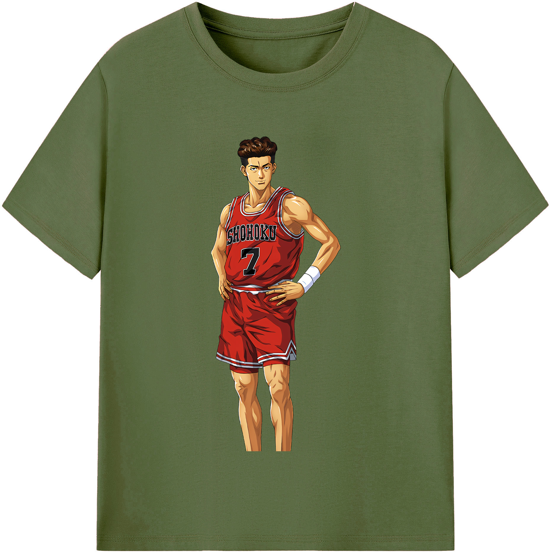 （画像用） SLAM DUNK／スラムダンク 綿100％半袖Tシャツ（フロントプリント）